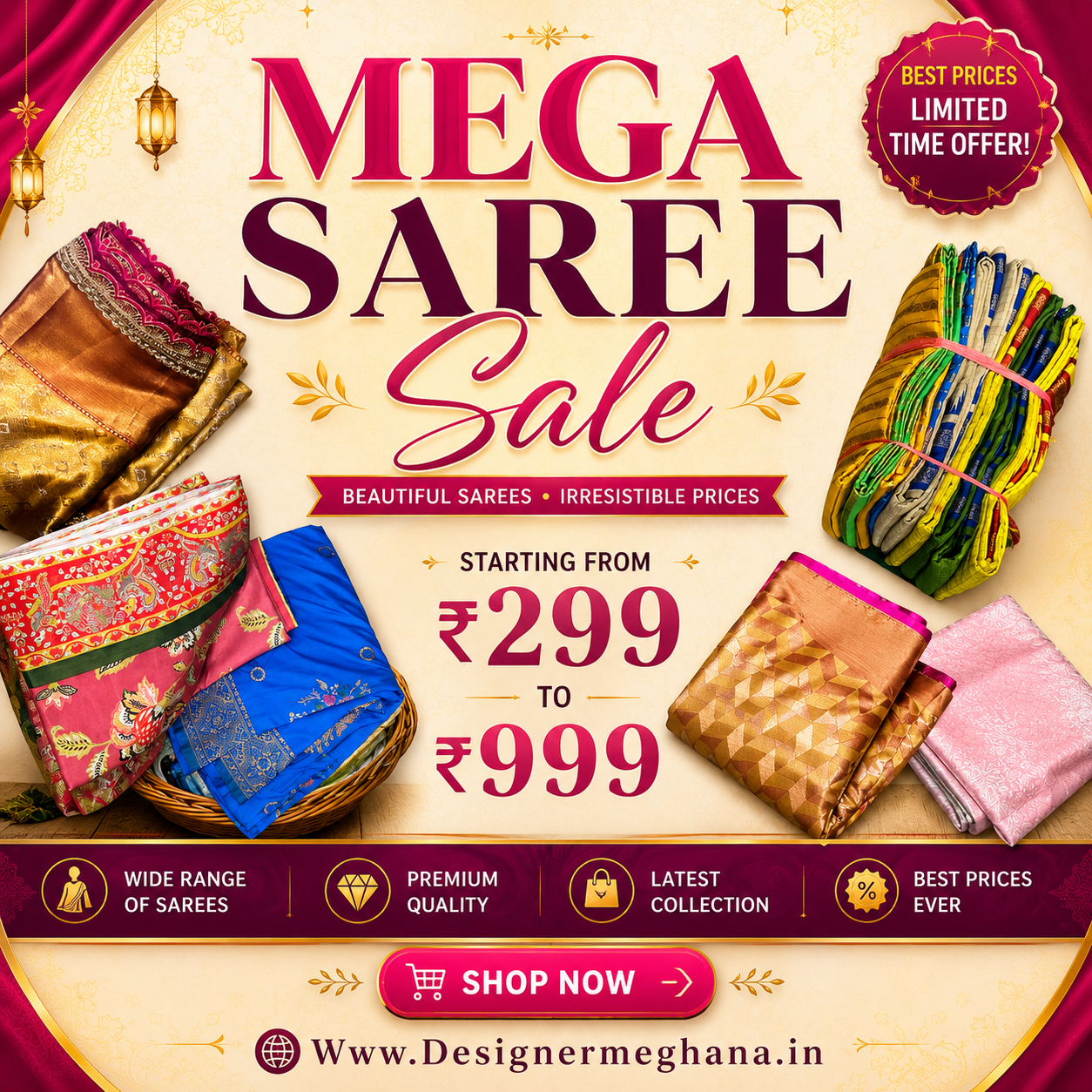 starts from                                        299 to 999