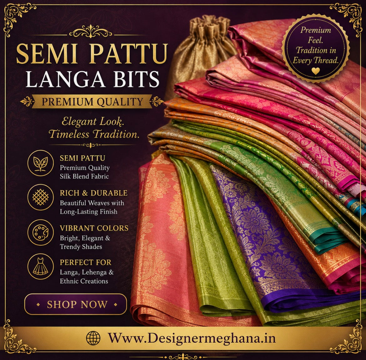 Pattu langa bits