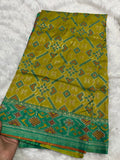 Pastel Patola weaving saree