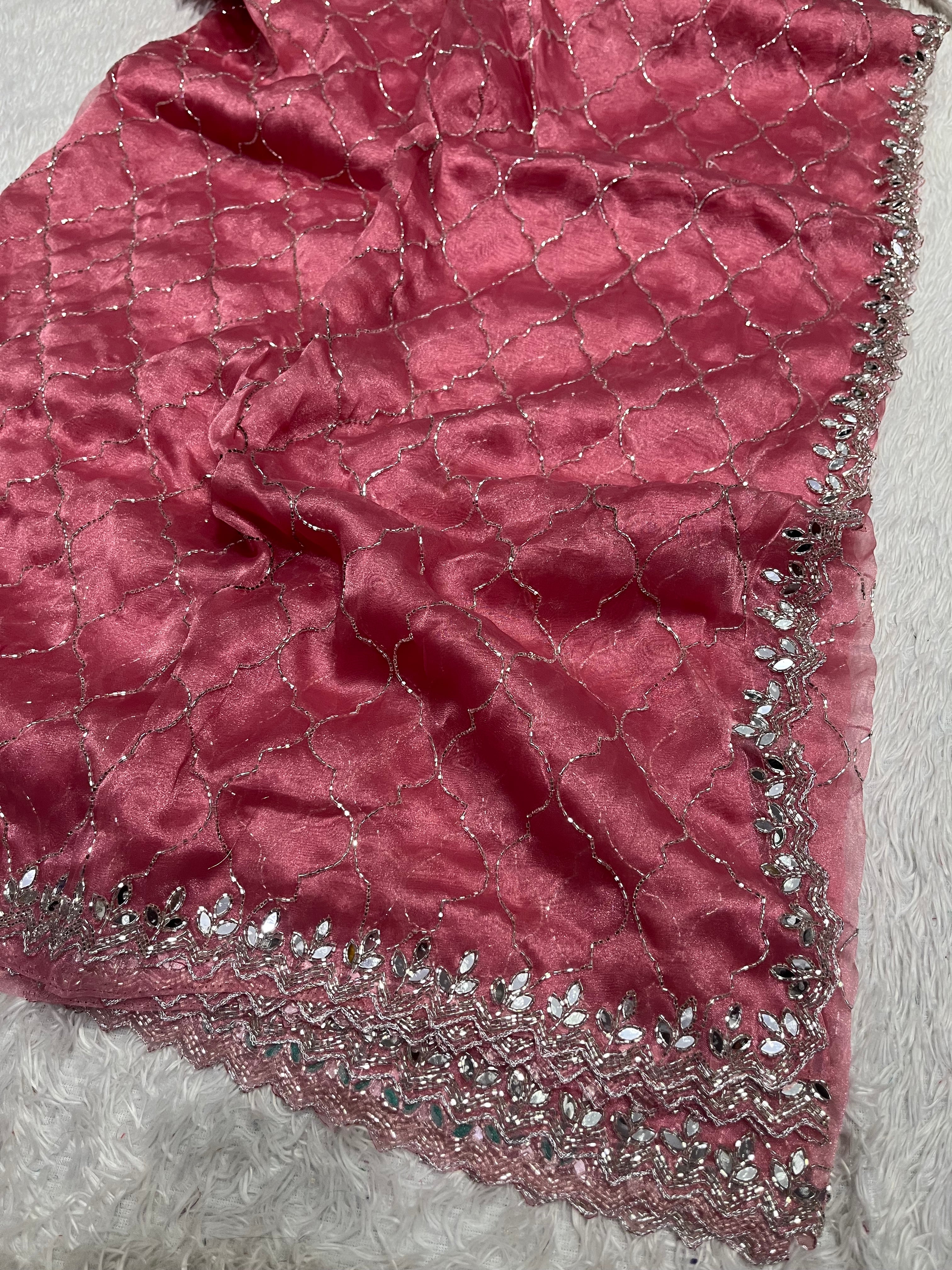 Cocktail work saree ( web1000 )