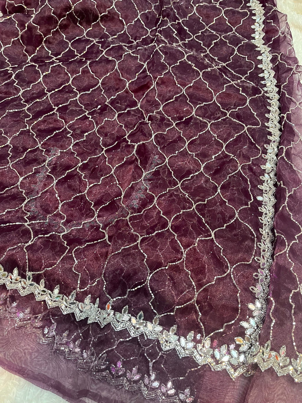 Cocktail work saree ( web1000 )