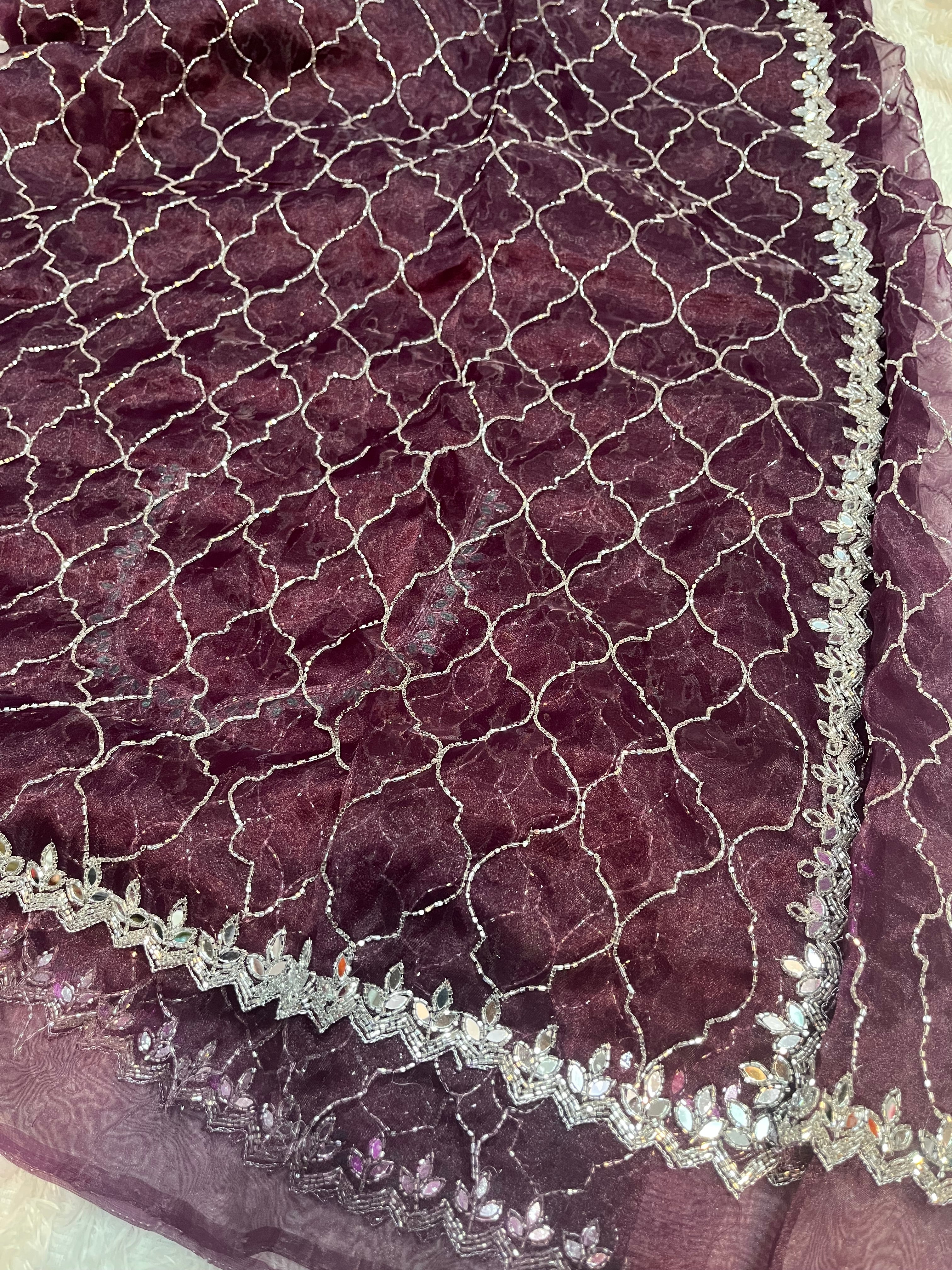 Cocktail work saree ( web1000 )