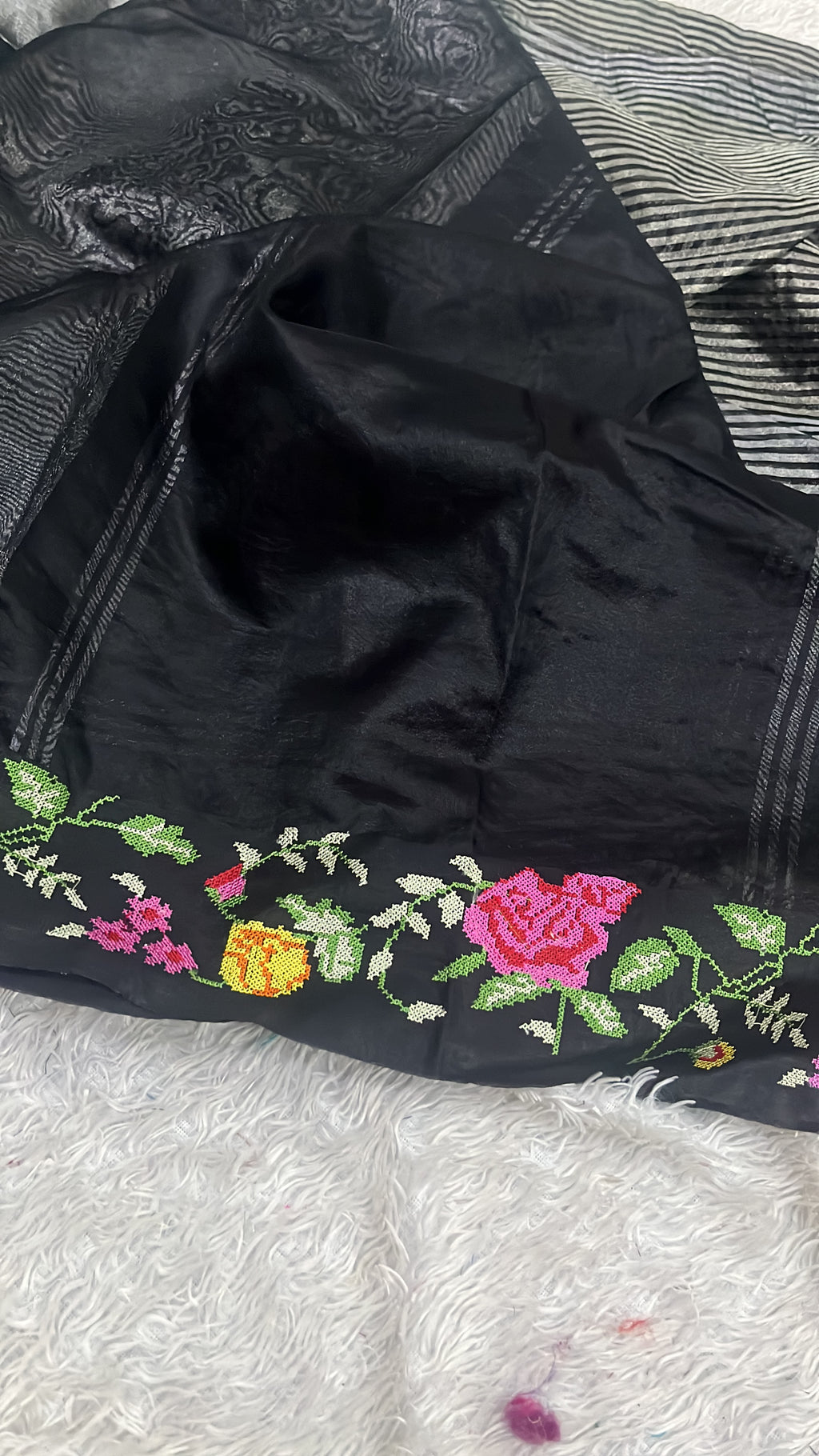 Premium pitted point ( work sarees )