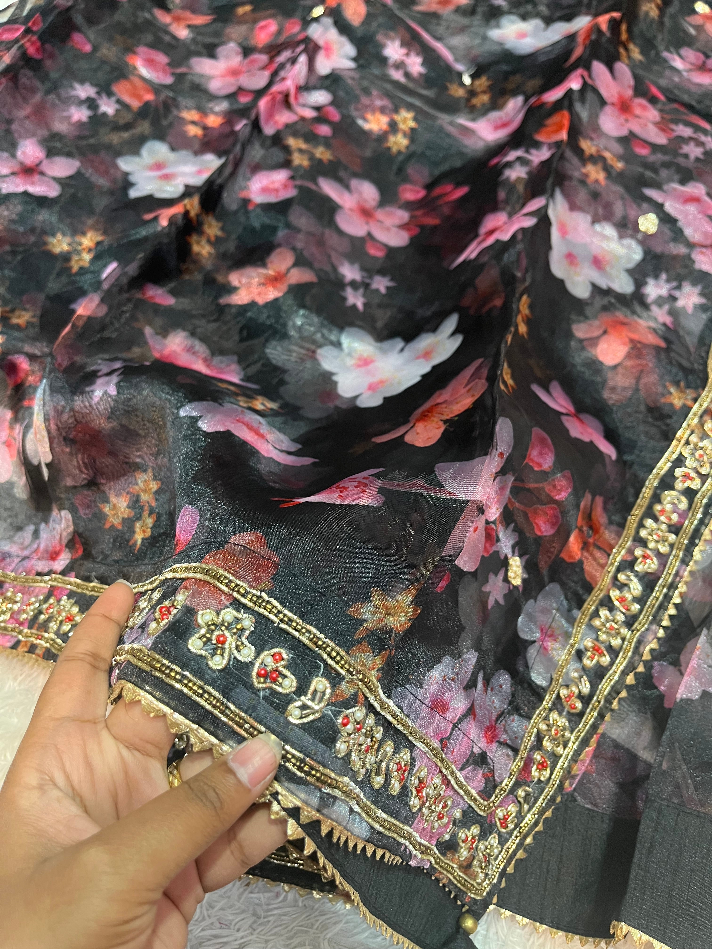 Cocktail work saree ( web1000 )