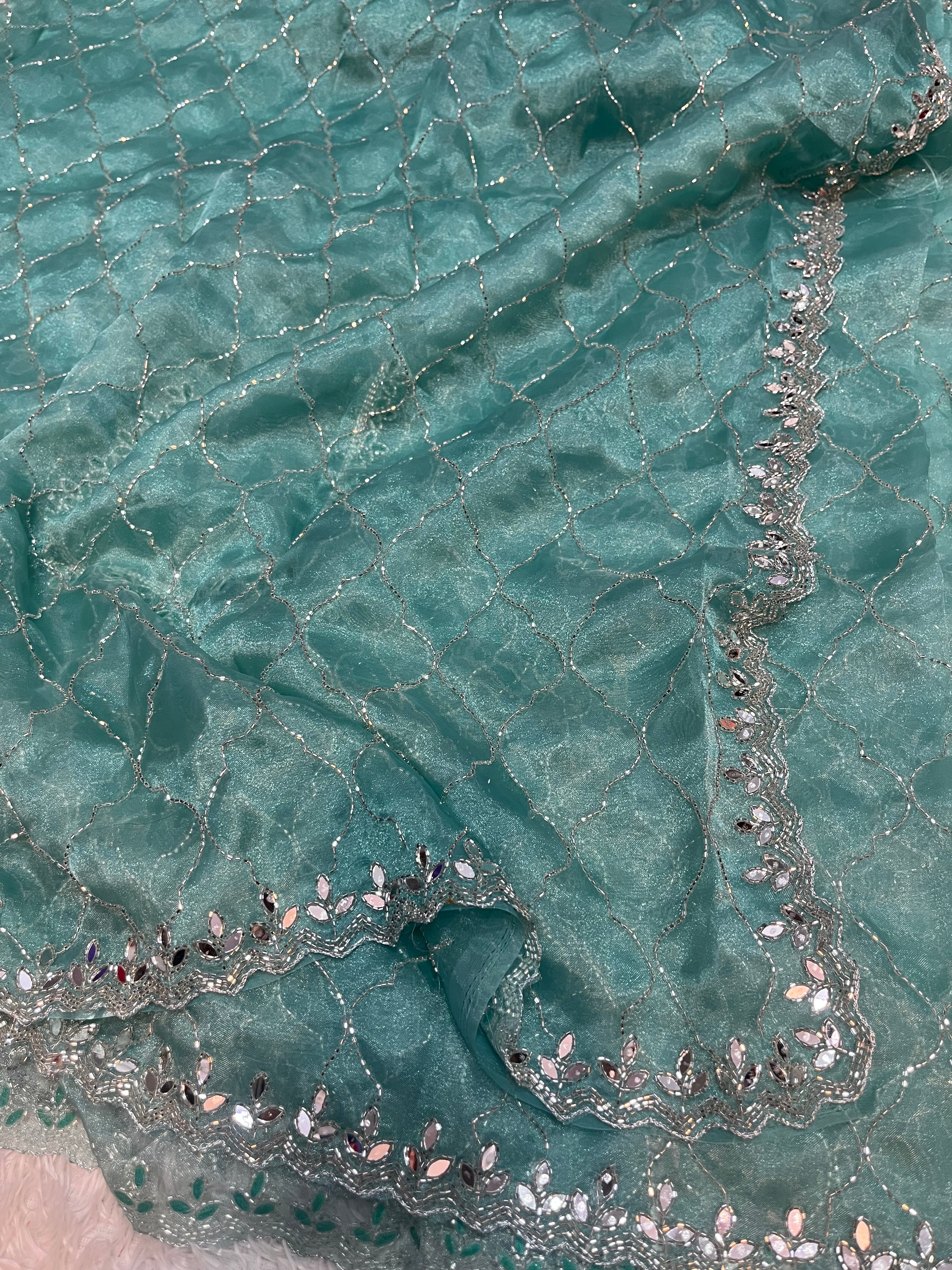 Cocktail work saree ( web1000 )