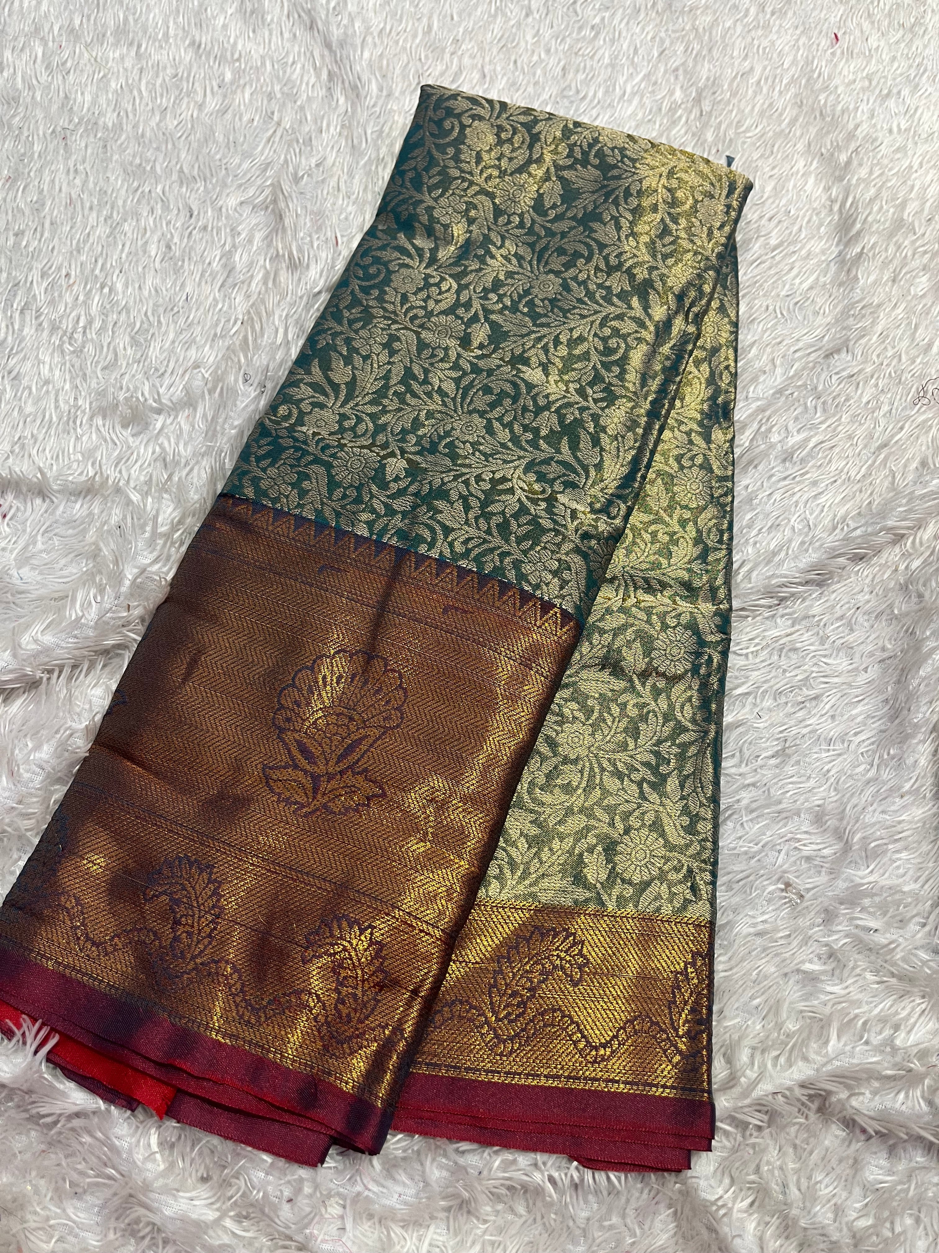 Semi pattu ( random design )