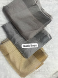 Black lines ( Dyble saree )