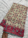 Pastel Patola weaving saree