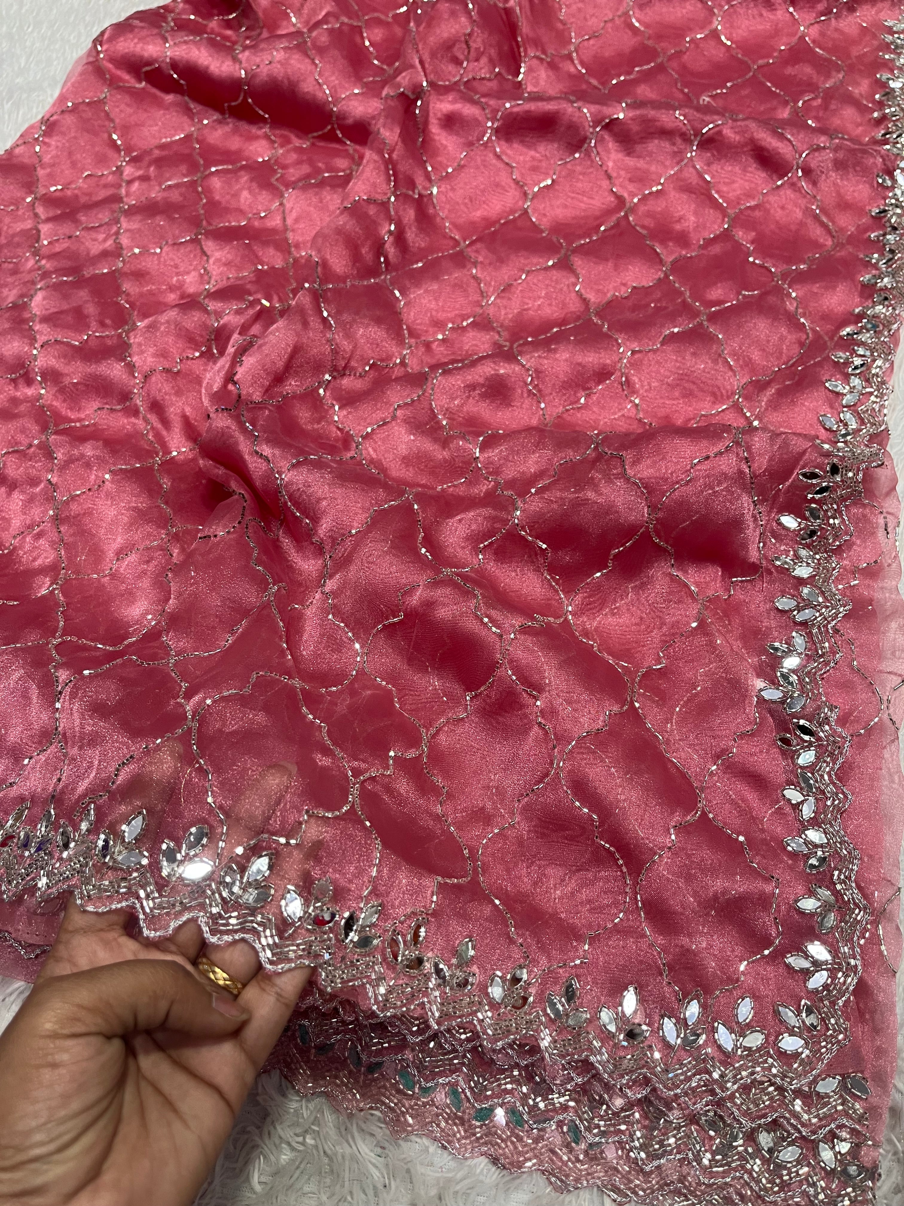 Cocktail work saree ( web1000 )