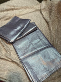 Lavender Kora tissue saree