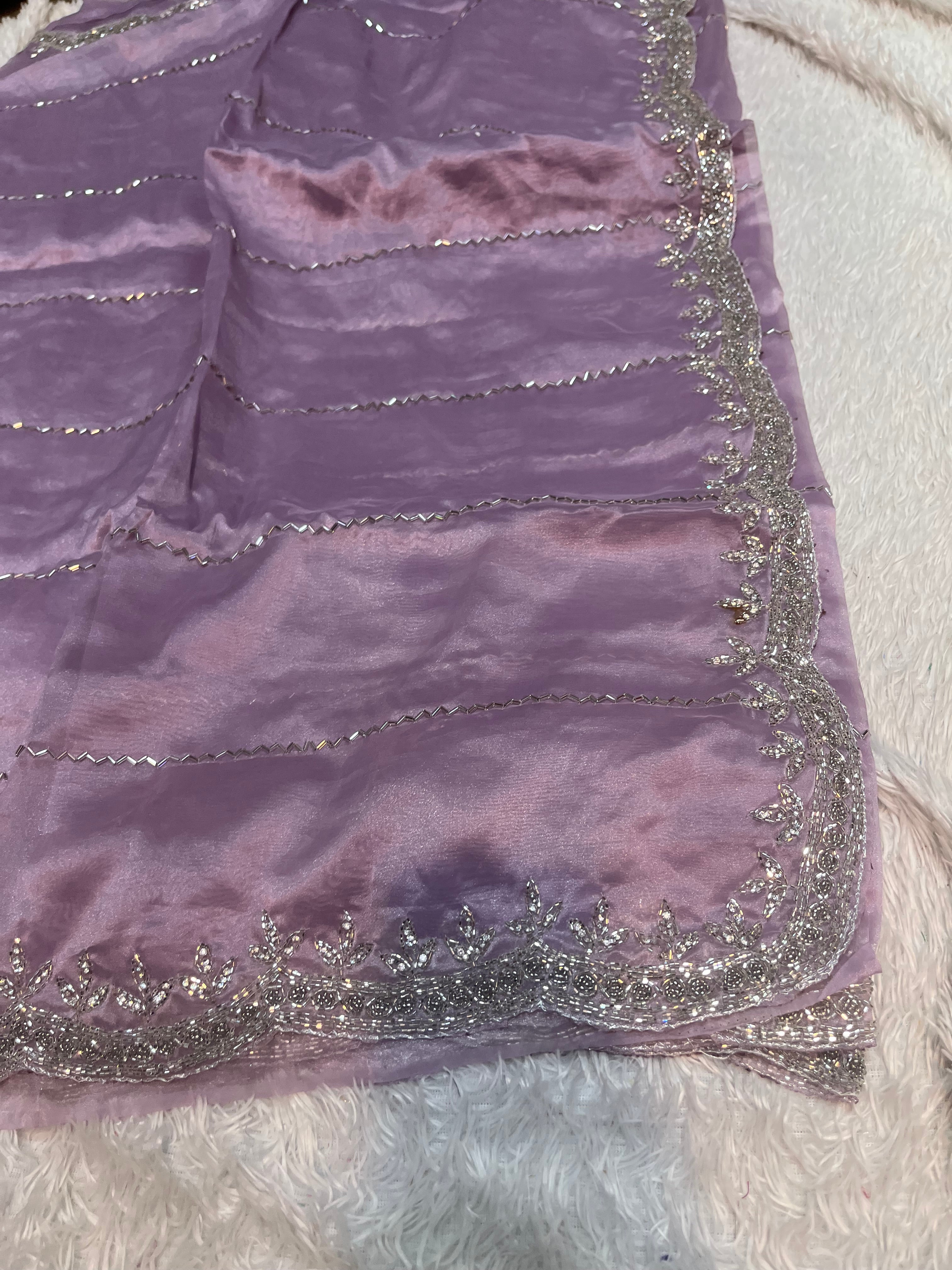 Cocktail work saree ( web1000 )