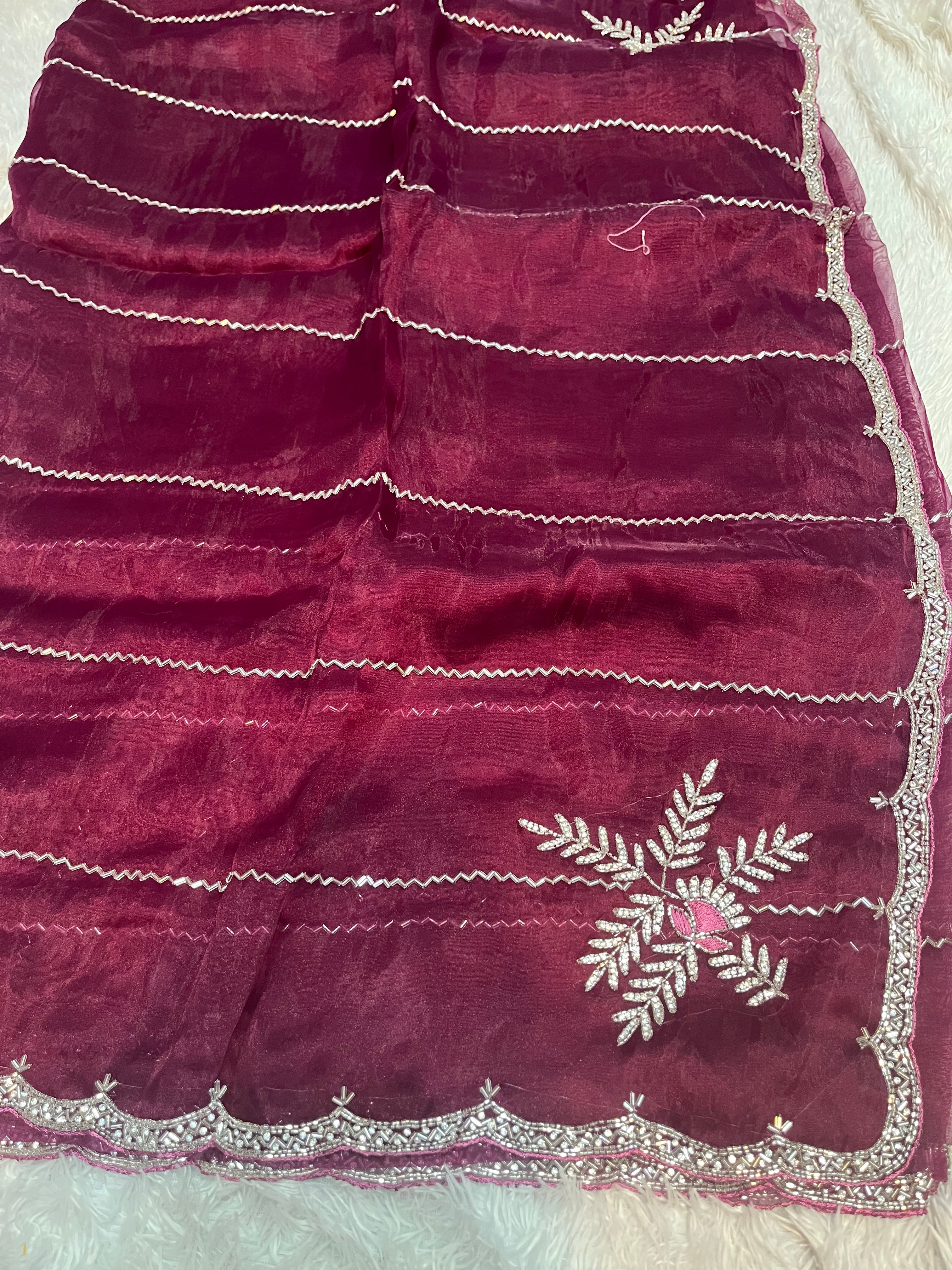 Cocktail work saree ( web1000 )