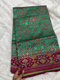Pastel Patola weaving saree